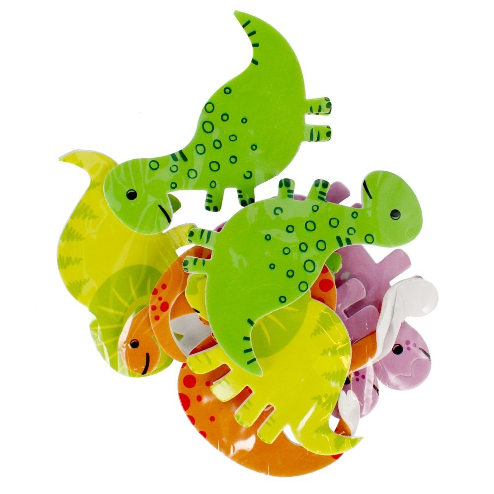 DECORATIVE EVA DINOSAURS SELF-ADHESIVE CRAFT WITH FUN 480995